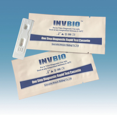 Equipo casero de la prueba del IVD de prueba de diagnóstico de los equipos del mono de mononucleosis de la prueba rtk rápido nuevamente médico de la tarjeta