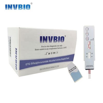 Prueba de alcohol de la orina de Dipcard 3.00m m Ethylglucuronide ETG Kit Dipcard