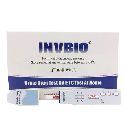 Prueba de alcohol de la orina de Dipcard 3.00m m Ethylglucuronide ETG Kit Dipcard