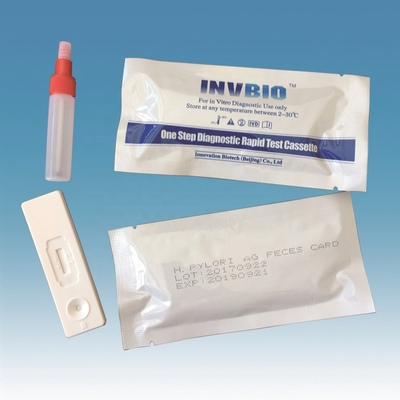 Equipo plástico 25pcs/caja de la prueba del taburete de H. Pylori Antigen del uno mismo de la tarjeta