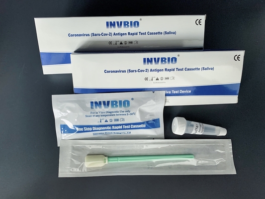 Detección cualitativa de la caja de la prueba 5pcs/de Rtk de la saliva de Coronavirus de la exactitud de INVBIO