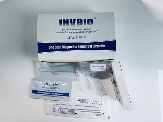 Sobre la prueba rápida Kit Nasal Swab Collection de Covid 19 de la exactitud del 99%