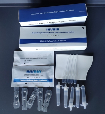 Especificidad 100% de la prueba del escupitajo de la saliva Rtk AG del uno mismo de Coronavirus Covid 19