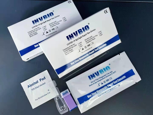 El CE del FDA aprobó el equipo casero de la prueba de Covid 19 de la tarjeta del anticuerpo rápido de IgG IgM