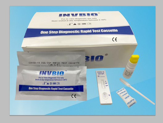 Prueba rápida Kit For Antibody COVID19 del oro coloidal del FSC FDA IgG IgM del CE