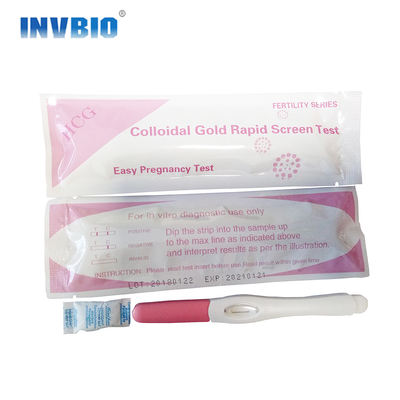Centro de la corriente femenino de Kit Hcg Pregnancy Rapid Test del hogar de la prueba de la fertilidad del uno mismo