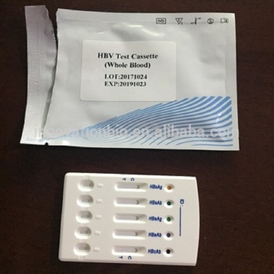 Equipos rápidos de la prueba de la enfermedad infecciosa de HBV para el panel de prueba multi 5 de la hepatitis B