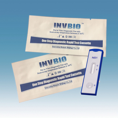 equipo rápido ISO13485 de la prueba de Igg Igm de la dengue del hogar Ns1 del plasma del suero