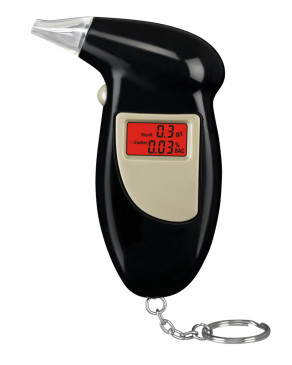alcoholímetro personal de la policía del alcoholímetro de 0.0-1.9g/L Digitaces