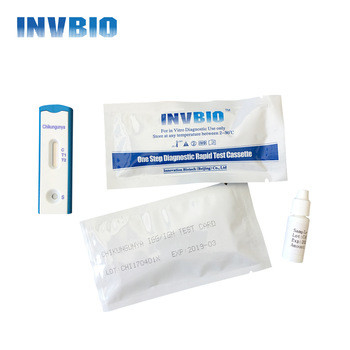 Prueba rápida Kit Card de Chikungunya del anticuerpo de IgG IgM del plasma del suero