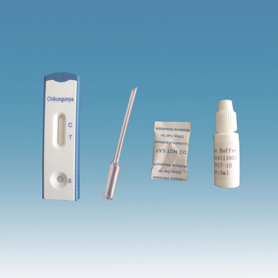 Prueba rápida Kit Card de Chikungunya del anticuerpo de IgG IgM del plasma del suero