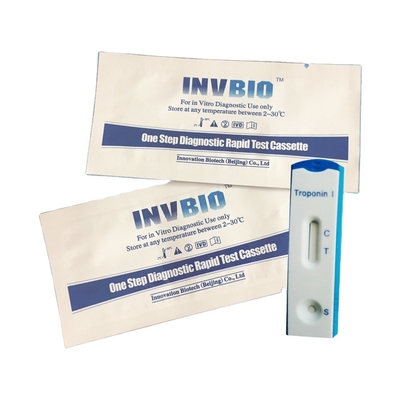 Troponina cardiaca médica del paso del IVD una yo prueba rápida Kit For Human