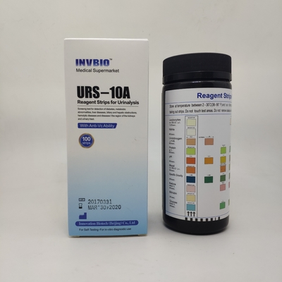 Penetración micro de las tiras de prueba de la urinálisis de la albúmina 100 tiras/botella
