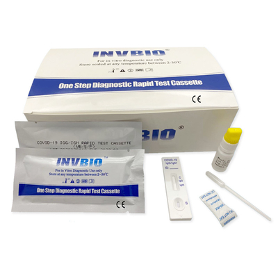 El CE del FDA aprobó el equipo casero de la prueba de Covid 19 de la tarjeta del anticuerpo rápido de IgG IgM