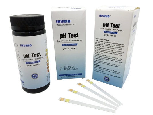 Anchura humana de las tiras de prueba de la urinálisis el reactivo de INVBIO pH 3.00m m