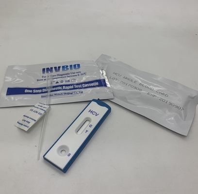 Dispositivo rápido anti 25pcs/Box del casete de los equipos de la prueba de la enfermedad infecciosa de Hcv