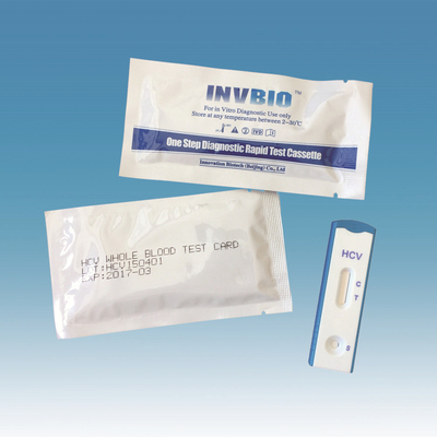 Dispositivo rápido anti 25pcs/Box del casete de los equipos de la prueba de la enfermedad infecciosa de Hcv