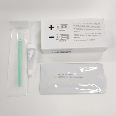 Saliva rápida del VIH del paso de los equipos de la prueba de la enfermedad infecciosa médica del Ivd uno