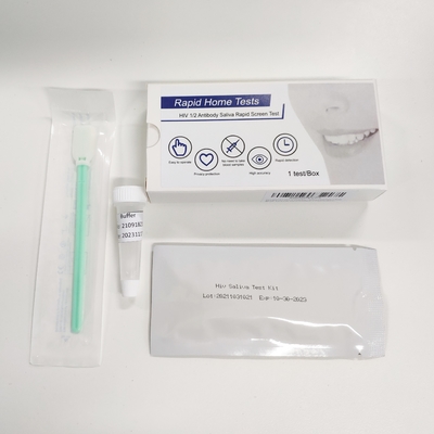 Saliva rápida del VIH del paso de los equipos de la prueba de la enfermedad infecciosa médica del Ivd uno